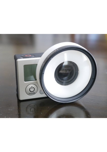 Gopro Kahraman Makro Lens Montajı (Sadece Plastik Aparattır) 3D