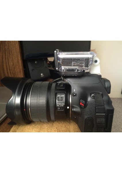 Gopro Dslr Kamera Hotshoe Montajı (Sadece Plastik Aparattır!!!) 3D