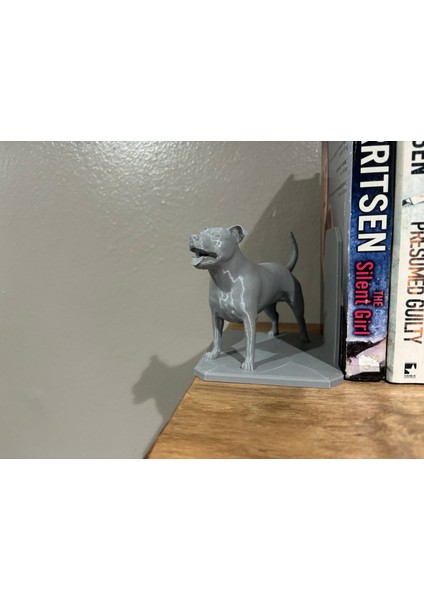 Staffordshire Bull Terrier Kitapçı Seti (Sadece Plastik Aparattır!!!) 3D fırsatları