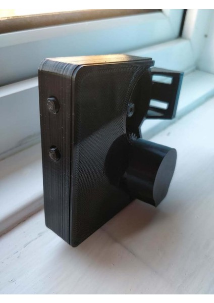 Stepper Motor Silindir Kör (Sadece Plastik Aparattır!!!) 3D