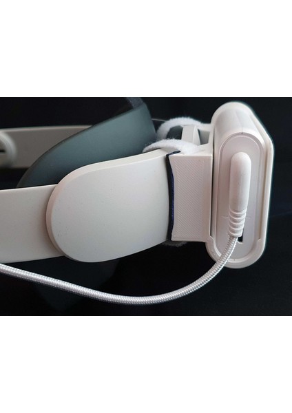 Oculus Quest 2 Elite Askı Pil Yuvası (Sadece Plastik Aparattır!!!) 3D modelleri