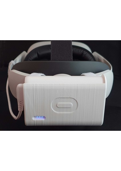 Oculus Quest 2 Elite Askı Pil Yuvası (Sadece Plastik Aparattır!!!) 3D fırsatları