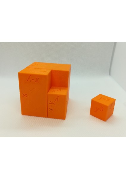 Iki Küp Farkı: X^3-Y^3 = (X-Y) (X^2+Xy+Y^2) (Sadece Plastik Aparattır!!!) 3D