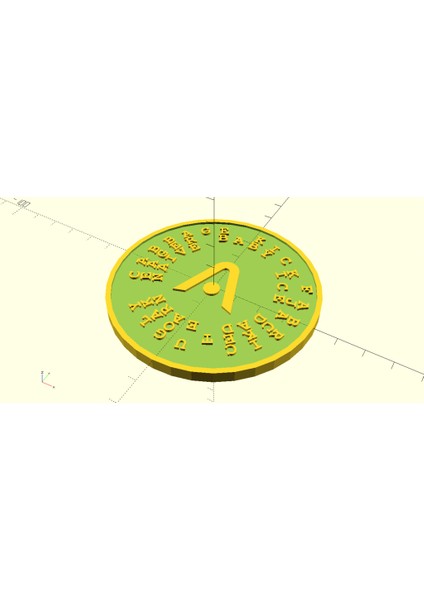 Atomik Cüzdan Tohumu Madeni Para (Sadece Plastik Aparattır!!!) 3D