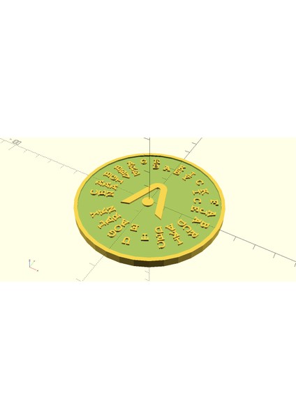 Atomik Cüzdan Tohumu Madeni Para (Sadece Plastik Aparattır!!!) 3D fiyatları