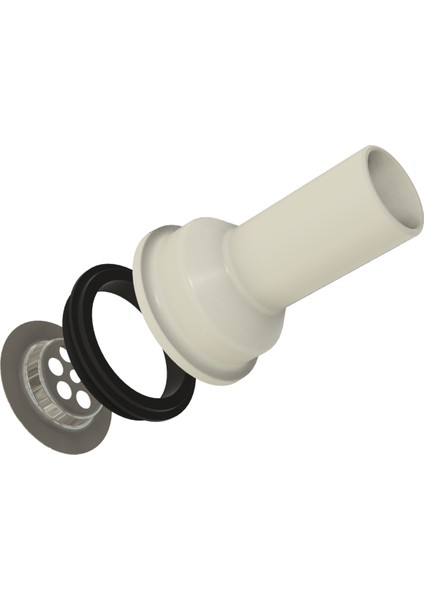Bir Lavabo Için Sifon Borusu (Sadece Plastik Aparattır!!!) 3D indirimleri