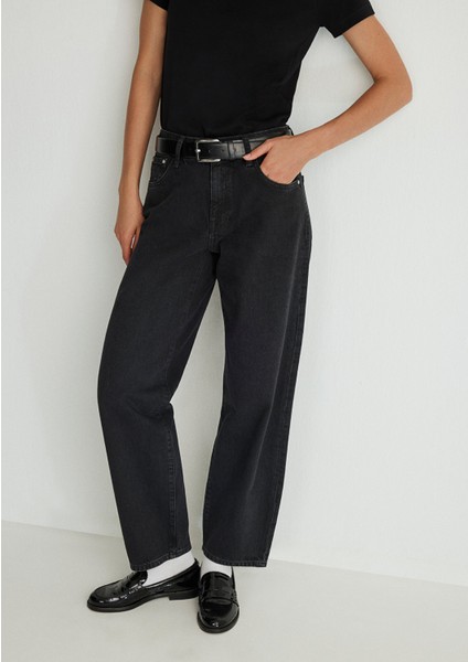 Leila Real Blue Gri Jean Pantolon 1010600-88244