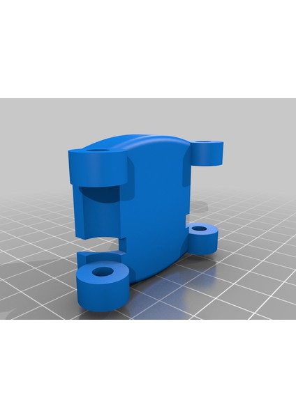 Duş Caddy Bezi Tutucu (Sadece Plastik Aparattır!!!) 3D