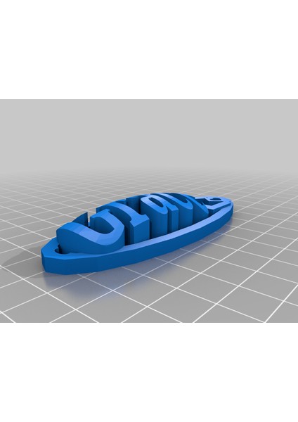 Kütüphaneci Adı Etiketi Grace (Sadece Plastik Aparattır!!!) 3D