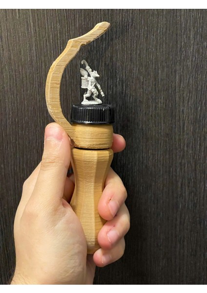Modüler Şişe Kapağı Minyatür Boyama Kolu (Sadece Plastik Aparattır!!!) 3D modelleri