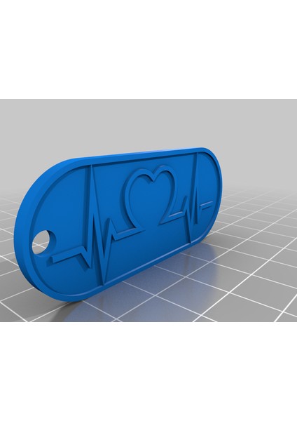 Kalp Atışı Anahtarlık (Sadece Plastik Aparattır!!!) 3D fırsatları