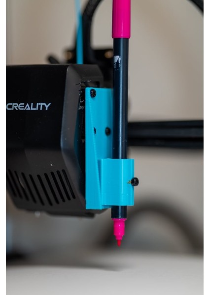 Ender 3 V3 Se 2d Plotter Kalemi ve Işaretleyici Montajı (Sadece Plastik Aparattır!!!) 3D