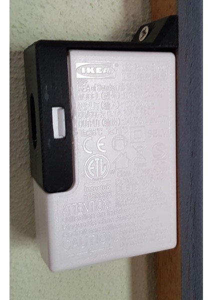 Ikea LED Güç Kaynağı Krux Fubbla Upplyst Için 24V Mount (Sadece Plastik Aparattır!!!) 3D fırsatları
