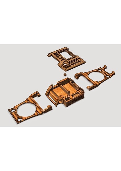Awslcan: Altimetre Izle Güneş Şarj Lipo Arduino Nano - Altimetre Solar Lipo Lipo Chargeur Nano Nano (Sadece Plastik Aparattır!!!) 3D indirimleri