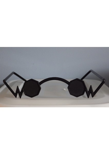 Rwby Profesör Ozpin Glasses Cosplay (Sadece Plastik Aparattır!!!) 3D modelleri
