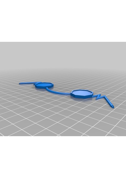 Rwby Profesör Ozpin Glasses Cosplay (Sadece Plastik Aparattır!!!) 3D indirimleri