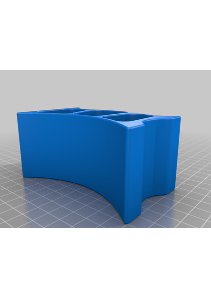 Mini Çekmece Sandığı - Wonkey/wavy 100MM Boyunda Çift Taraflı, Fonksiyonel Bir Düz Üst (Sadece Plastik Aparattır!!!) 3D indirimleri