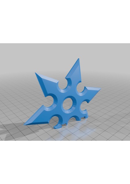 Ninja Yıldız Buzdolabı Mıknatı (Sadece Plastik Aparattır!!!) 3D fiyatları