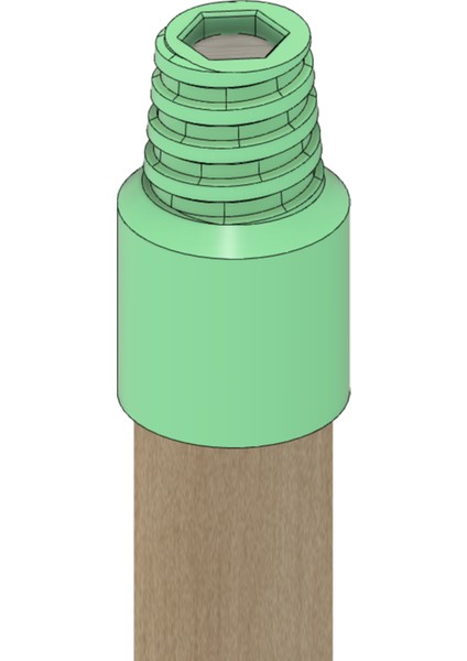 Ahşap Çubuk Veya Çelik Tüp Için Süpürge Ucu (Sadece Plastik Aparattır!!!) 3D fiyatları