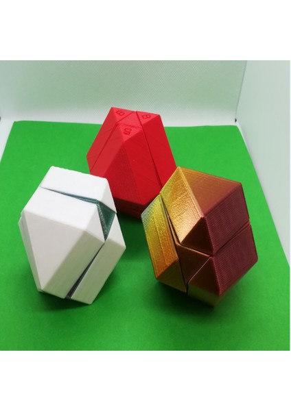 Cuboctahedron Bulmaca, Küp Bulmaca (Sadece Plastik Aparattır!!!) 3D