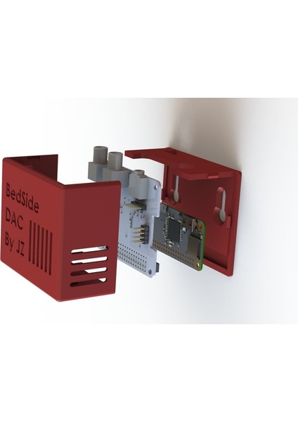 Raspberry Pi Airplay Alıcı Hifi (Sadece Plastik Aparattır!!!) 3D