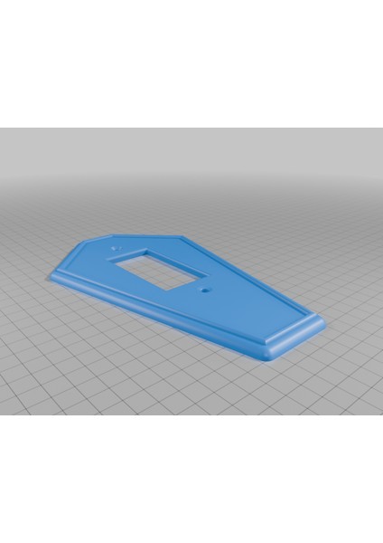 Tabut Işık Anahtarı Plakası - Decora Stili (Sadece Plastik Aparattır!!!) 3D fiyatları