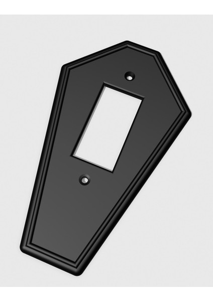 Tabut Işık Anahtarı Plakası - Decora Stili (Sadece Plastik Aparattır!!!) 3D modelleri