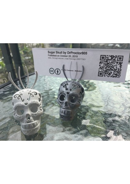 Şeker Kafatası Notu/fotoğraf Sahibi (Sadece Plastik Aparattır!!!) 3D fiyatları
