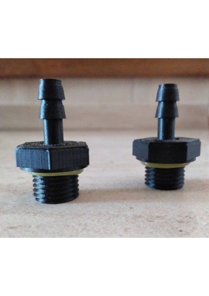 5 mm Ila 13MM Hortumlar Için G1/4 Dikenli Bağlantı Parçaları (Sadece Plastik Aparattır!!!) 3D