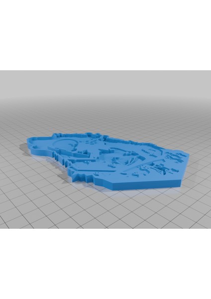 Wolf Çok Katmanlı / Kurt Dosyası / Prenses Mononoke / Anime / Studio Ghibli / 3D Katman / 3D Mandala (Sadece Plastik Aparattır!!!) 3D modelleri