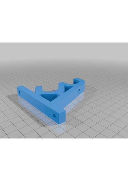 Çift Perde Çubuk Braketi (Sadece Plastik Aparattır!!!) 3D modelleri