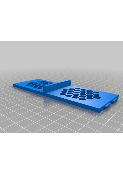 Petek Çay Caddy, Çift Genişliğinde (Sadece Plastik Aparattır!!!) 3D