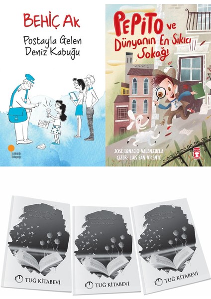 Postayla Gelen Deniz Kabuğu ve Pepito ve Dünyanın En Sıkıcı Sokağı + Hediyeli