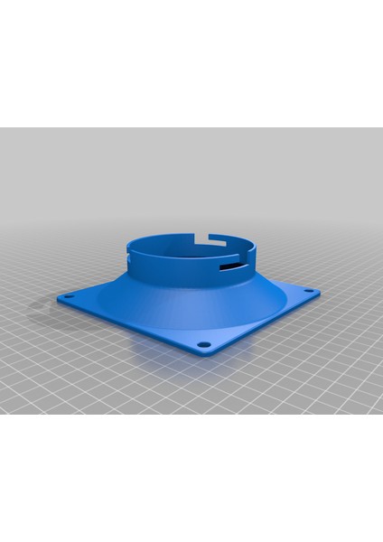 140/120MM Fan Ila 100MM Kanal Bükülme Kilit Bağlantısı (Sadece Plastik Aparattır!!!) 3D fiyatları