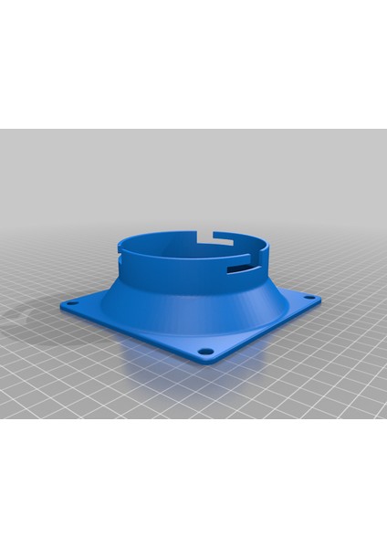 140/120MM Fan Ila 100MM Kanal Bükülme Kilit Bağlantısı (Sadece Plastik Aparattır!!!) 3D modelleri