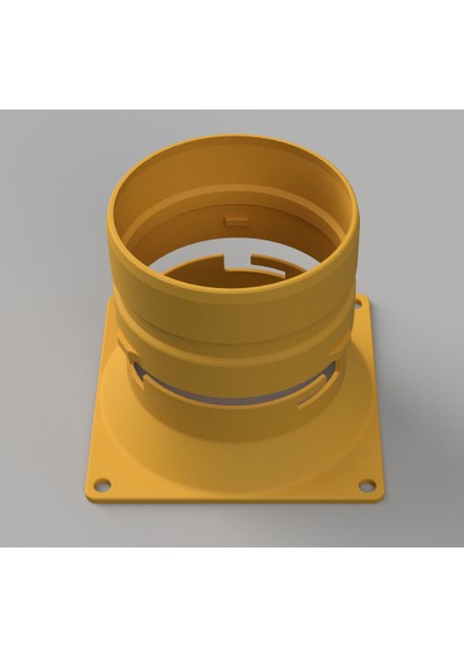 140/120MM Fan Ila 100MM Kanal Bükülme Kilit Bağlantısı (Sadece Plastik Aparattır!!!) 3D indirimleri