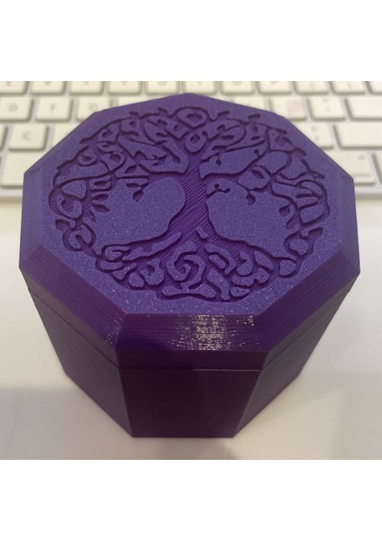 Yaşam Ağacı Kutusu - Nonagon (Sadece Plastik Aparattır!!!) 3D