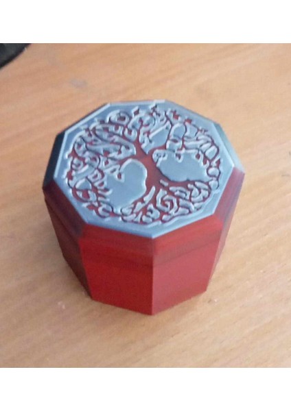 Yaşam Ağacı Kutusu - Nonagon (Sadece Plastik Aparattır!!!) 3D indirimleri
