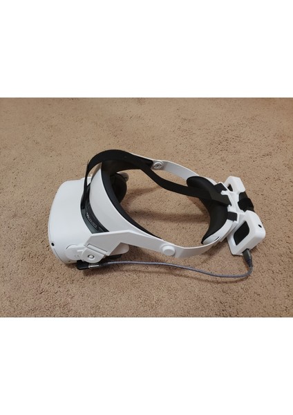 Oculus Quest 2 Halo Kayış Pil Montajı (Sadece Plastik Aparattır!!!) 3D