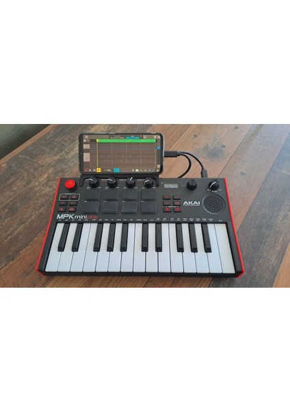 Iphone/notlar Akai Mpk Mıdı Klavye (Sadece Plastik Aparattır!!!) 3D