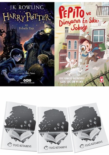 Harry Potter ve Felsefe Taşı ve Pepito ve Dünyanın En Sıkıcı Sokağı + Hediyeli