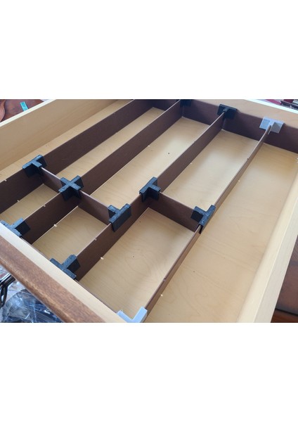 Çekmece Organizatörü / 2 Inç Pencere Panjurları ile Kullanım Için (Sadece Plastik Aparattır!!!) 3D fırsatları