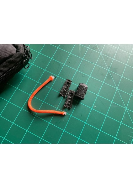 Paracord Fermuar Çekme Kilit Ucu (Sadece Plastik Aparattır!!!) 3D fırsatları