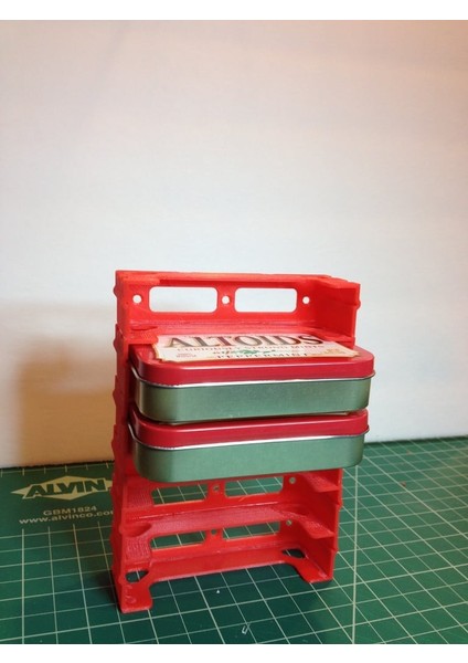 Modüler Altoidler Kalay Depolama Rafı (Sadece Plastik Aparattır!!!) 3D