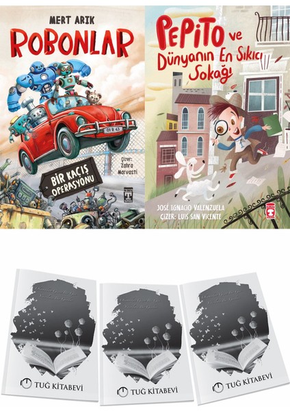 Robonlar ve Pepito ve Dünyanın En Sıkıcı Sokağı + Hediyeli