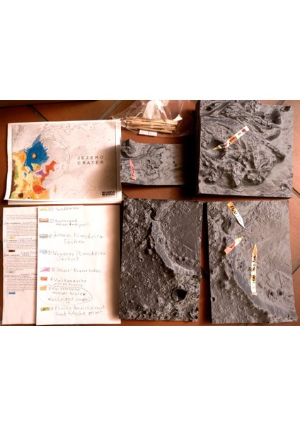 Mars Perseverance Rover Landing Sitesi Jezero Krater: Mars Dersi "nasa Mars Trek" ve Qgıs (Sadece Plastik Aparattır!!!) 3D modelleri