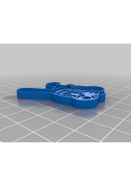 Hayvan Geçişi Buzlanma Damgası - Fermuar (Sadece Plastik Aparattır) 3D