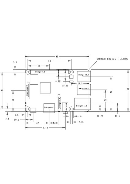 Ups ile Raspberry Pi 3b Masaüstü Kutusu (Sadece Plastik Aparattır) 3D fırsatları