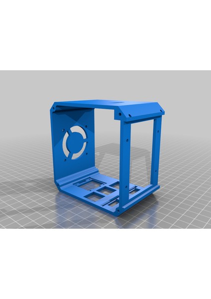 Ups ile Raspberry Pi 3b Masaüstü Kutusu (Sadece Plastik Aparattır) 3D indirimleri