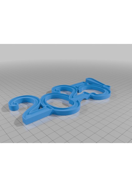 2025 Yeni Yıl Arifesi Gözlükleri, Mezuniyet, Mardi Gras, Parti (Sadece Plastik Aparattır) 3D modelleri